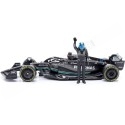 2023 Mercedes-AMG Petronas W14 Fórmula 1 Nº63 George Russell + Figura del Piloto 1:24 Bburago 28037