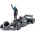 2023 Mercedes-AMG Petronas W14 Fórmula 1 Nº63 George Russell + Figura del Piloto 1:24 Bburago 28037