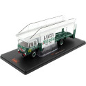 1976 Camión Portacoches Fiat 673 Racing Transporter Lancia Alitalia Team Verde/Blanco 1:43 IXO Models TRU038