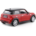 2014 Mini Cooper S Rojo/Negro 1:24 Welly 24058