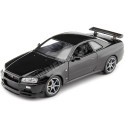 1999 Nissan Skyline GT-R (R34) Negro 1:24 Welly 24108