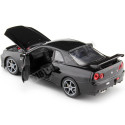 1999 Nissan Skyline GT-R (R34) Negro 1:24 Welly 24108