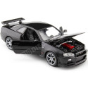 1999 Nissan Skyline GT-R (R34) Negro 1:24 Welly 24108