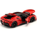 2019 Ferrari SF90 Stradale Hybid Rojo 1:18 Bburago 16015