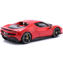 2021 Ferrari 296 GTB Hybrid 830HP V6 Rojo 1:18 Bburago 16018