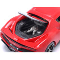 2021 Ferrari 296 GTB Hybrid 830HP V6 Rojo 1:18 Bburago 16018