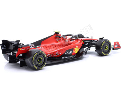 2023 Scudería Ferrari F1 SF-23 Nº55 Carlos Sainz Scudería Ferrari 1:18 Bburago 16812S 2