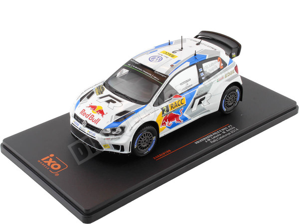 2014 Volkwagen Polo R WRC Nº2 Latvala/Anttila Rally de Cataluña 1:24 IXO Models 24RAL018B