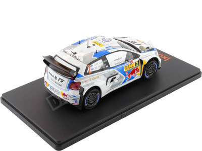 2014 Volkwagen Polo R WRC Nº2 Latvala/Anttila Rally de Cataluña 1:24 IXO Models 24RAL018B 2