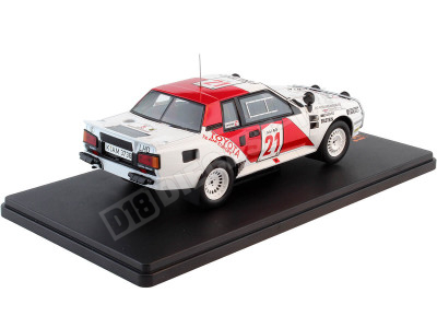 1985 Toyota Celica TwinCam Turbo Nº21 Kankkunen/Gallagher Ganador Rally Safari 1:24 IXO Models 24RAL025A 2