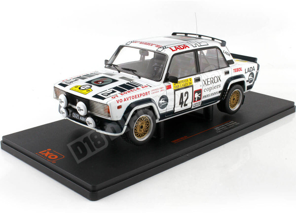 1984 Lada VAZ 2105 VFTS Nº42 Brundza/Neyman Rally 1000 Lagos 1:18 IXO Models 18RMC146.22