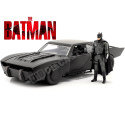 2022 Batmobile Con Luces y Figura de Batman "The Batman" Negro 1:18...