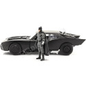 2022 Batmobile Con Luces y Figura de Batman "The Batman" Negro 1:18...