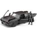 2022 Batmobile Con Luces y Figura de Batman "The Batman" Negro 1:18...