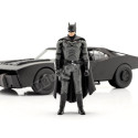 2022 Batmobile Con Luces y Figura de Batman "The Batman" Negro 1:18...