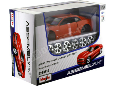 2010 Chevrolet Camaro SS RS Rojo Metalizado "Metal Kit" 1:24 Maisto... 2