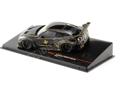 2019 Nissan 35GT RR JSP LB-Silhouette Works GT RHD JonPlayerSpecial Negro/Dorado 1:43 IXO Models MOC330.22 2