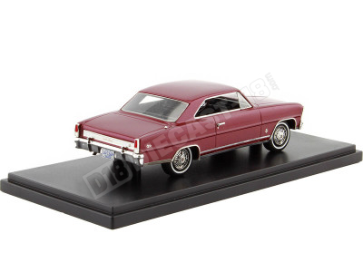 1966 Chevrolet Nova SS Hardtop Granate Metalizado 1:43 NEO Scale Models 47236 2