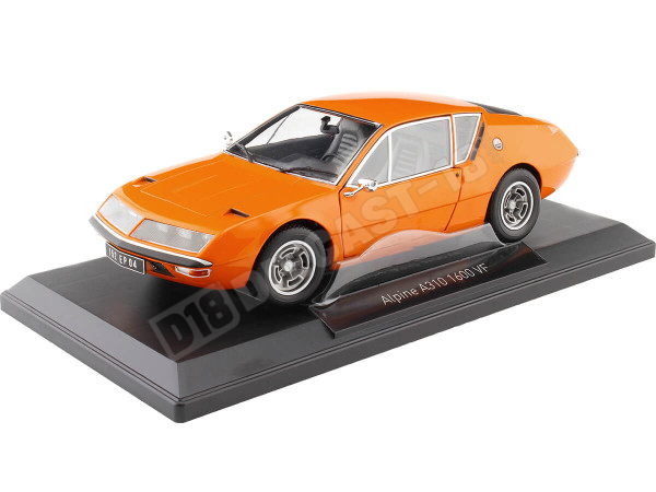 1974 Alpine A310 1600 VF Naranja Acrópolis 1:18 Norev 185402