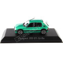 1990 Peugeot 205 GTi Griffe Verde Metalizado 1:43 Norev 471722