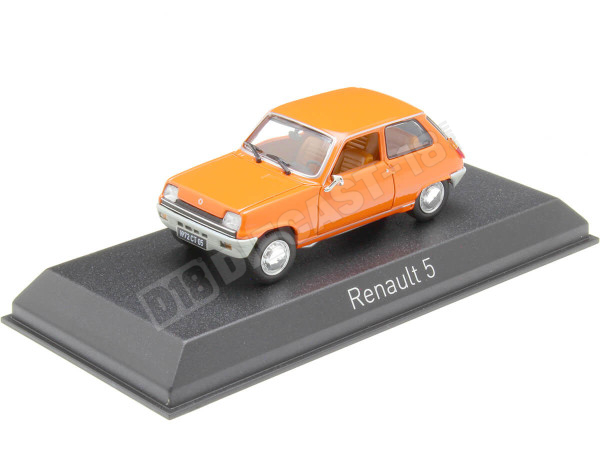 1972 Renault 5 R5 TL Naranja 1:43 Norev 510530