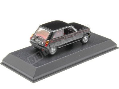 1977 Renault 5 R5 Alpine Negro 1:43 Norev 510532 2