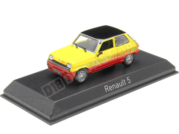 1978 Renault 5 R5 TS Monte-Carlo Amarillo/Rojo 1:43 Norev 510536