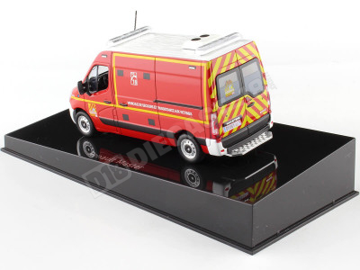 2014 Renault Master Furgoneta Bomberos de Asistencia a Víctimas (VSAV) Rojo/Blanco 1:43 Norev 518787 2