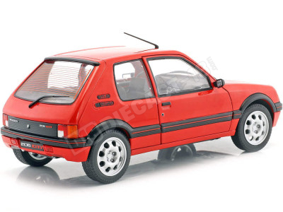 1985 Peugeot 205 GTI 1.9L Phase 1 Red 1:18 Solido S1801702 2