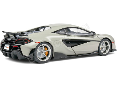 2018 McLaren 600LT Coupe Blade Silver 1:18 Solido S1804506 2