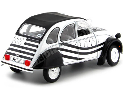 1978 Citroen 2CV6 BZH Negro/Blanco 1:18 Solido S1850018 2