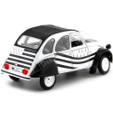 Cochesdemetal.es 1978 Citroen 2CV6 BZH Negro/Blanco 1:18 Solido S1850018