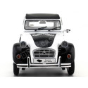 Cochesdemetal.es 1978 Citroen 2CV6 BZH Negro/Blanco 1:18 Solido S1850018