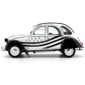 Cochesdemetal.es 1978 Citroen 2CV6 BZH Negro/Blanco 1:18 Solido S1850018