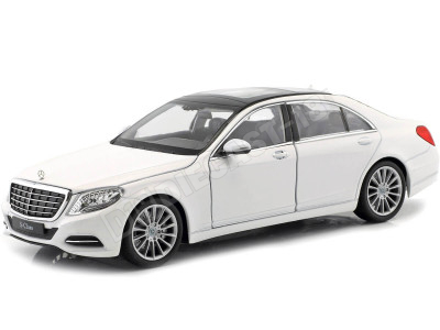 2015 Mercedes-Benz S-Class (W222) Blanco 1:24 Welly 24051