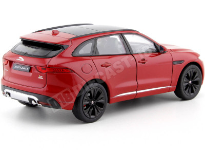 2016 Jaguar F-Pace Rojo Metalizado 1:24 Welly 24070 2