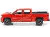 Cochesdemetal.es 2017 Chevrolet Silverado Pickup Rojo 1:24 Welly 24083