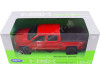 Cochesdemetal.es 2017 Chevrolet Silverado Pickup Rojo 1:24 Welly 24083