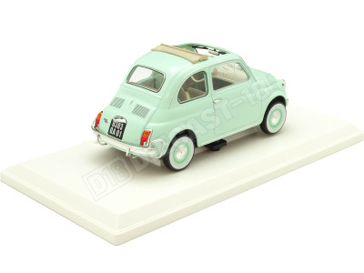 1968 Fiat 500 L Azul Pastel 1:18 Norev 187777 2