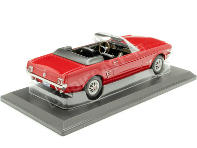 1966 Ford Mustang Convertible Rojo Bengala 1:18 Norev 182810 2