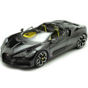 2023 Bugatti W16 Mistral Convertible Negro/Amarillo 1:18 Bburago 11051