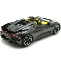 2023 Bugatti W16 Mistral Convertible Negro/Amarillo 1:18 Bburago 11051