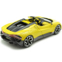 2023 Bugatti W16 Mistral Convertible Amarillo 1:18 Bburago 11051