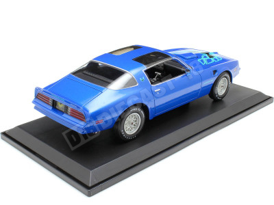 1978 Pontiac Firebird Trans Am Azul Metalizado Decorado 1:18 Maisto 31464 2