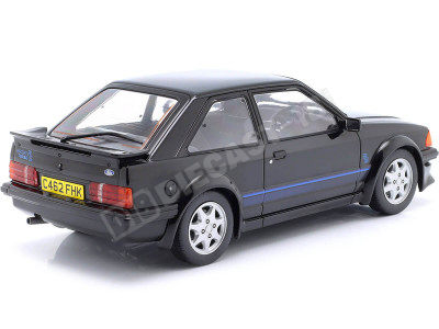 1985 Ford Escort RS Turbo MKIII Negro Decorado 1:18 MC Group 18420 2