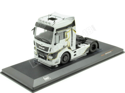 2020 Cabeza Tractora MAN TGX XXL D 38 Blanco Decorado 1:43 IXO Mode...