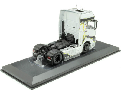 2020 Cabeza Tractora MAN TGX XXL D 38 Blanco Decorado 1:43 IXO Mode... 2