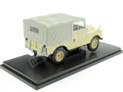 1957 Land Rover Serie 1 Cerrado Beige/Gris 1:18 MC Group 18368 2