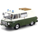 1965 Barkas B 1000 Feurewehr Mini Bus Policía Alemana 1:18 MC Group...