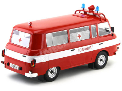 1965 Barkas B 1000 Ambulancia Bomberos 1:18 MC Group 18010 2